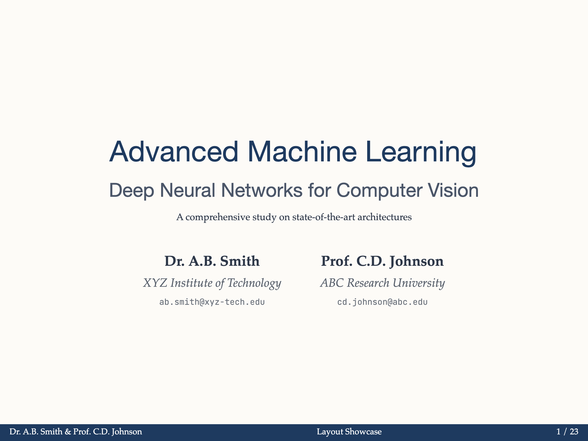 Cover Layout Example