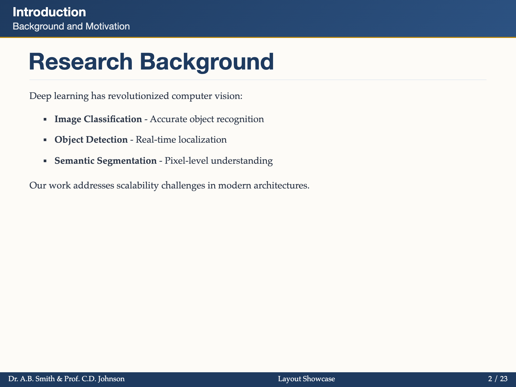Default Layout Example