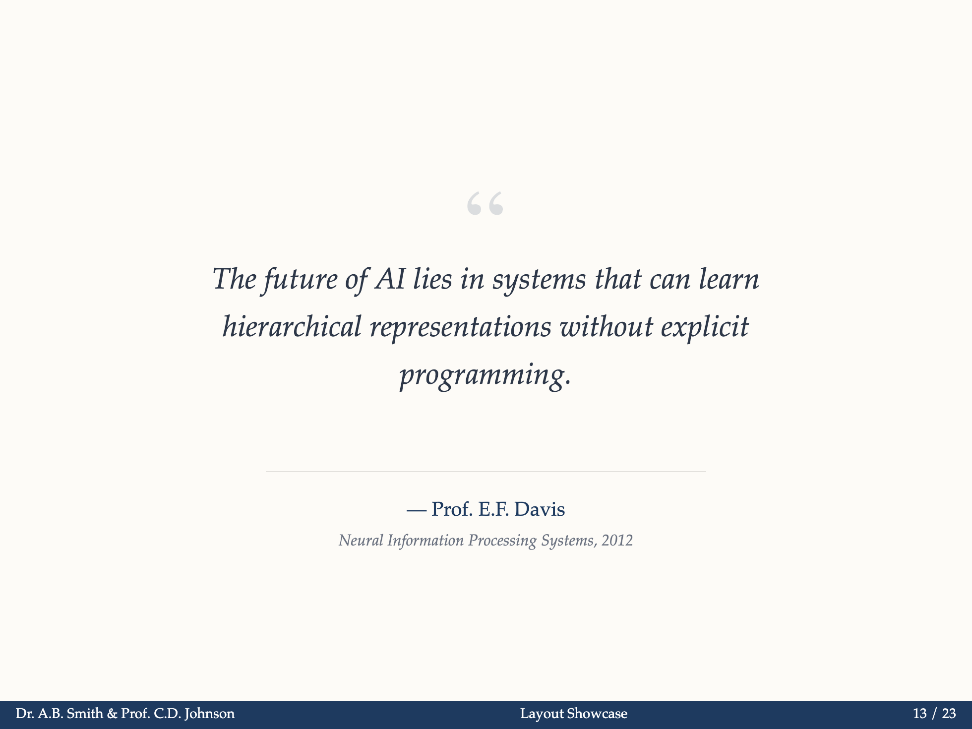 Split Image Layout Example