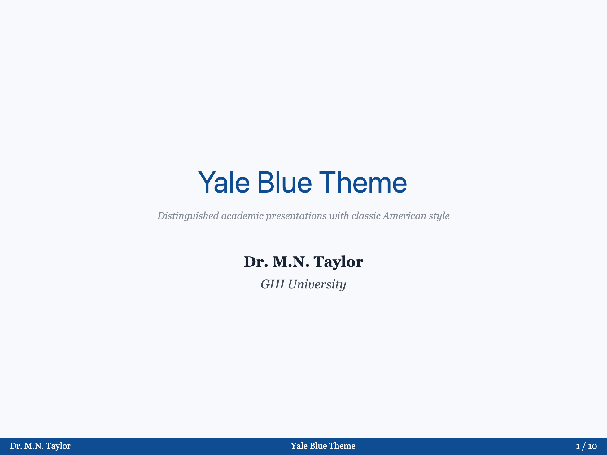 Yale - Cover